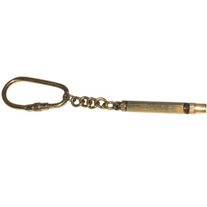 Vintage latón silbato náutico llavero Metal latón alta calidad supervivencia 2025 nuevo diseño indio artesanía artículo más vendido - Product Image 1