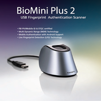 Système de pointage des heures de présence Scanner d'empreintes digitales portable USB Biomini Plus 2 Single