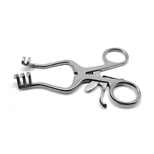 Retractor Weitlaner de 13cm con retención automática, Retractor Manual de instrumentos quirúrgicos afilados y romos 3X3 de alta calidad - Product Image 1