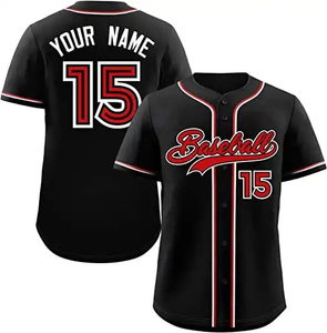 Ropa deportiva de equipo personalizada, camiseta de béisbol americana, camisetas de béisbol para hombres, ropa de softbol para niños jóvenes, camiseta - Product Image 6