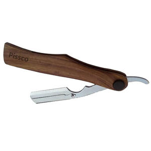 Rasoir droit pliant en acier inoxydable, outil de rasage et de beauté - Product Image 6