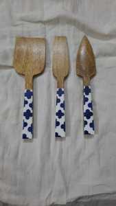 Spatule en bois de teck faite à la main, ustensiles de cuisine en bois antiadhésifs, spatule plate résistante à la chaleur pour la cuisine - Product Image 3