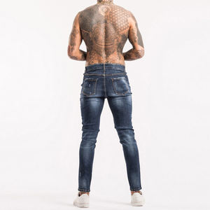 Pantalon cargo en denim taille haute pour homme, tendance, dernier style, coupe confortable, technique d'impression délavée, meilleure vente pour l'extérieur - Product Image 3