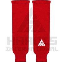 Chaussettes de hockey sur glace unisexes pour adultes, en polyester 100%, à rayures, épaisses, tricotées, durables, avec logo personnalisé, service OEM