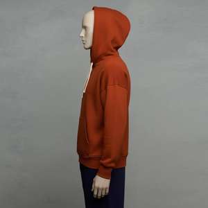 Sudadera con capucha de gran tamaño en blanco de moda de alta calidad, ropa de hombre, sudaderas con capucha transpirables con logotipo personalizado para hombre, precio razonable 2025 - Product Image 3