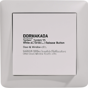 DORMAKABA System 55 White Manual Release Button for <b>Door</b> & <b>Window</b> <b>Accessories</b> - Product Image 3