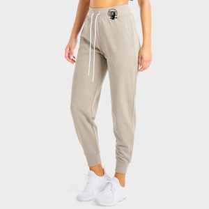 Venta al por mayor de las señoras gimnasio Joggers Venta caliente Pantalones de chándal de fitness para los deportes Correr Invierno frente plano de las mujeres Jogging Pantalones - Product Image 1