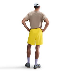 Shorts de course pour hommes avec tissu à séchage rapide, shorts légers pour tous les jours avec taille élastique, short de travail en plein air avec plusieurs poches - Product Image 4