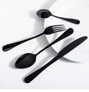 Juego de cubiertos de acero espejado, proveedor al por mayor, cuchara de vajilla de 5 piezas para cuchara de cena de boda, diseño moderno - Product Image 5