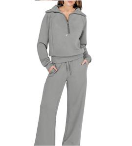 Chándal de hombre con logotipo personalizado de alta calidad, conjunto de dos piezas para trotar y correr ropa de calle - Product Image 4