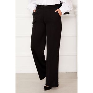 Women's Casual Wide Leg Pants with High-Waisted Design Anti-Wrinkle and Breathable Black Color n imal Cep - Product Image 3