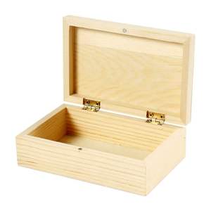 Boîte décorative en bois fait à la main, vente en gros, carré, meilleure vente, multifonctionnel, couleur personnalisée, non fini, bois massif, bois moyen bx - Product Image 1