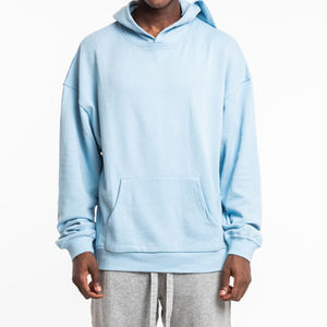 Oem Service Sweat à capuche épais pour homme en polyester/coton à motif solide et anti-rétrécissement Tailles XS à XL pour la saison d'automne - Product Image 2