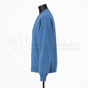 Suéter Cárdigan de Punto para Hombre, Cuello en V, Abotonado, Manga Larga, Puños Acanalados, Casual, Ligero, Personalizado, Venta al Por Mayor, Ropa OEM - Product Image 5