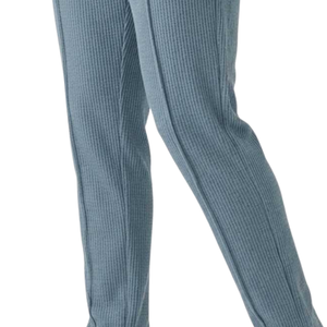 Mens Waffle Knit <b>Jogger</b> Pants Drawstring Elastic Waist <b>Slim</b> Fit Casual Lounge Sweatpants Soft Stretch Tapered Trousers Pockets - Product Image 6