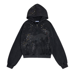 Sudadera con Pedrería de Color Personalizado, Tejido Suave, Fabricación en Fábrica, Uso Casual Duradero - Product Image 1