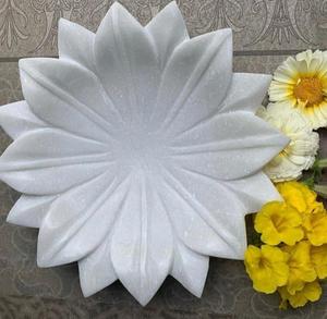 Urna de flores de mármol antiguo, piedras preciosas envejecidas para jardín o Hogar, macetas de artículos de acento de piedra Floral para uso en interiores o exteriores - Product Image 4