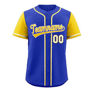 Camiseta de béisbol cosida con número de nombre personalizado para hombre, ropa deportiva barata con características transpirables - Product Image 5