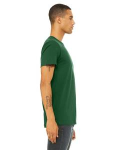 Bella แคนวาสเสื้อยืดกีฬาคอกลมเสื้อคอกลมสีเขียวเข้มขนาดใหญ่ - Product Image 5