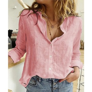 Casual Breathable Summer Women's <b>Shirts</b> Stylish Design Full Sleeves <b>Shirt</b> High Quality 100% Cotton <b>Shirts</b> - Product Image 3