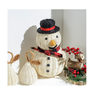 Ornements de cloche en rotin en osier de haute qualité, cloches de Noël ornements en rotin arbre de Noël jouets pour enfants en gros à partir de 99 Gol - Product Image 5
