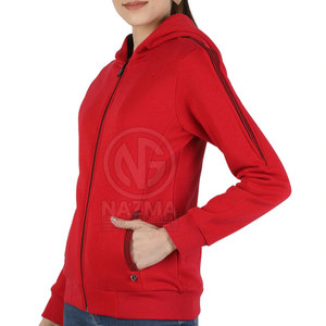 Sudaderas con Capucha para Mujer, Color Sólido, Personalizadas al por Mayor, Casuales de Invierno, con Logotipo Frontal, 100% Algodón, Transpirables y Ligeras - Product Image 4