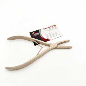 Vente chaude Nude Beige Professionnel Pince D'extension De Cheveux 7 "Microlink Perles Remover & Trame Extension Outil En Acier Inoxydable - Product Image 6