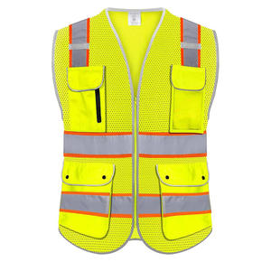 Nouveau gilet de sécurité en polyester 100% personnalisé de dernière conception caractéristiques statiques réfléchissantes et antistatiques étanches à l'eau - Product Image 1