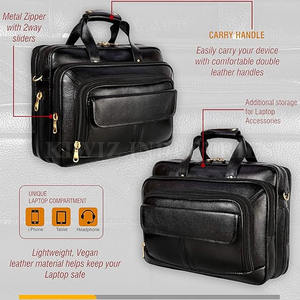 2024 vente en gros véritable 100% sac d'ordinateur portable en cuir de haute qualité sac d'ordinateur portable en cuir pour unisexe avec personnalisation - Product Image 4