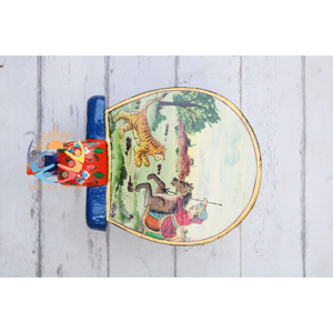 <span class=keywords><strong>Elephant</strong></span> Phân handmade rắn gỗ đồ nội thất truyền thống Ấn Độ thủ công trang trí giọng mảnh cho phòng khách sử dụng - Product Image 3