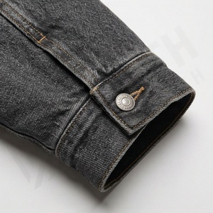 Veste en jean denim de couleur personnalisée légère pour femmes, manteau d'hiver chaud de qualité supérieure, confortable, élégant, vêtements de rue décontractés - Product Image 6