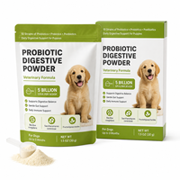 Formule vétérinaire : Poudre probiotique pour chien, prébiotiques, postbiotiques, riche en protéines, sans céréales, pour la santé intestinale et un soin digestif doux