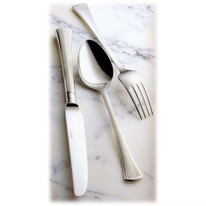 Couverts à poignées en métal Ensemble de 7 couverts en acier inoxydable Table à manger parfaite Ustensiles de cuisine Usage quotidien Couverts enduits de couleur noire - Product Image 2