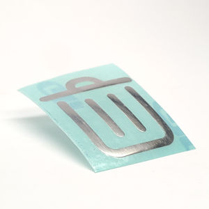 Autocollant de transfert en métal argenté adhésif fort étiquette étanche 3D bricolage Logo de marque sans fond étiquette en vinyle Durable pour l'emballage - Product Image 6