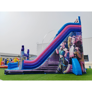 สไลเดอร์เป่าลมขนาดใหญ่แบบคอมโบ ทำจาก PVC คุณภาพสูง สำหรับงานปาร์ตี้และกิจกรรมต่างๆ - Product Image 3