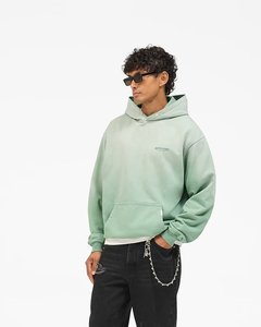 Hoodie tricoté surdimensionné personnalisé pour homme, en molleton de coton épais, avec imprimé au dos et boutons-pression, vente en gros - Product Image 6