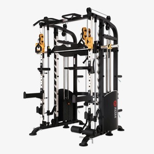NUEVO Rack de Potencia Comercial Compacto, Jaula Smith Todo en Uno, Máquina Multifunción para Sentadillas y Banco, Equipo de Gimnasio ABS, Máquina de Fuerza con Cable Cruzado - Product Image 4
