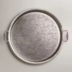 Modern Metal Serving <b>Tray</b> Suitable For Daily <b>Kitchen</b> Use Dining Setup And Food Presentation - Product Image 1