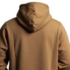 Sweat à capuche en molleton de coton lourd pour homme, motif graphique marron, poche kangourou, sweat à capuche décontracté, streetwear - Product Image 5