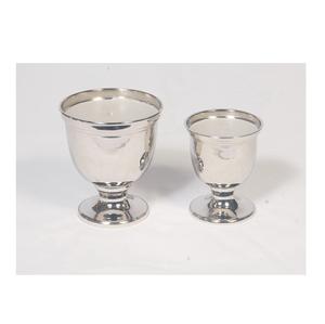 Contenedor de vela de metal con cera de latón de forma redonda con recubrimiento en polvo de color amarillo para uso doméstico y de oficina al por mayor - Product Image 3