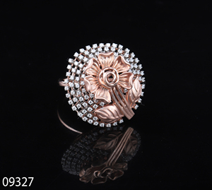 แหวนแต่งงานประดับเพชรสำหรับผู้หญิง14K/18K ทองอินเทรนด์สำหรับปาร์ตี้ที่ผ่านการรับรองจาก IGI - Product Image 3