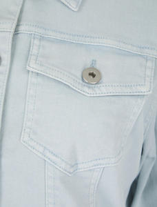 Factory Wholesale Mens Custom Denim Jacket Breathable <b>Soft</b> Cotton Fill Vintage Washed Oem Odm Comfortable Stylish Winter - Product Image 4