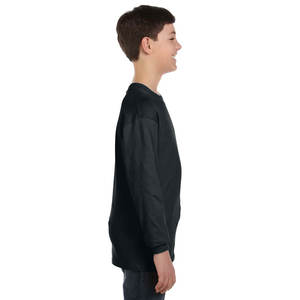 T-shirts pour garçons T-shirt à manches longues décontracté pour filles et garçons Col rond Chemises d'école à manches longues pour filles - Product Image 3