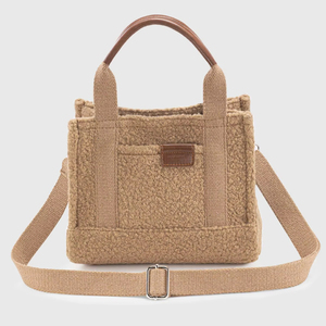 กระเป๋าถือผ้าโพลีเอสเตอร์กันน้ำสำหรับผู้หญิงกระเป๋าโท้ทมีซิปกระเป๋ากลางแจ้งและกระเป๋าสะพายไหล่ - Product Image 1