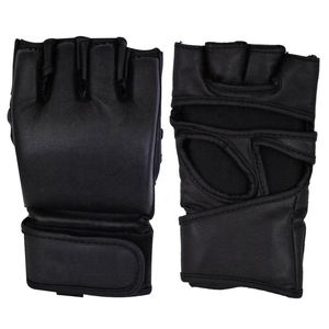 Vente en gros de gants MMA 7oz 12oz avec logo personnalisé Gants de boxe mma de combat en cuir demi-doigt Taekwondo Grappling Mma Muay Thai - Product Image 6