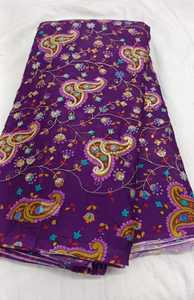 ชุดเดรส lehenga ทำจากผ้าพิมพ์ลายตำแหน่งจินน่อนบริสุทธิ์ - Product Image 5