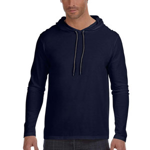 Nuevo estilo, venta al por mayor, camiseta pesada, Impresión de logotipo personalizado, camisetas con capucha de gran tamaño - Product Image 1