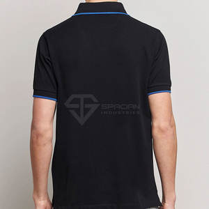 Camiseta Polo de Talla Grande con Bordado Hecha en Pakistán, Camiseta Polo de Manga Corta con Bordado de Venta Caliente - Product Image 3