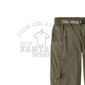 FANTASY WEAR OEM 2026 Pantalon cargo en coton de haute qualité, coupe décontractée, léger, pour l'été, avec design personnalisé - Product Image 3