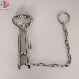 Porte-bœuf avec chaîne, outil de premier plan, en acier inoxydable, pour le maintien des bovins - Product Image 6